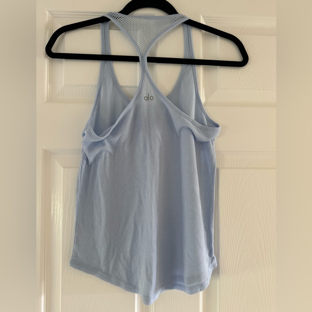 Alo Yoga - Ribbed Racerback Tank - Picture 2 of 3